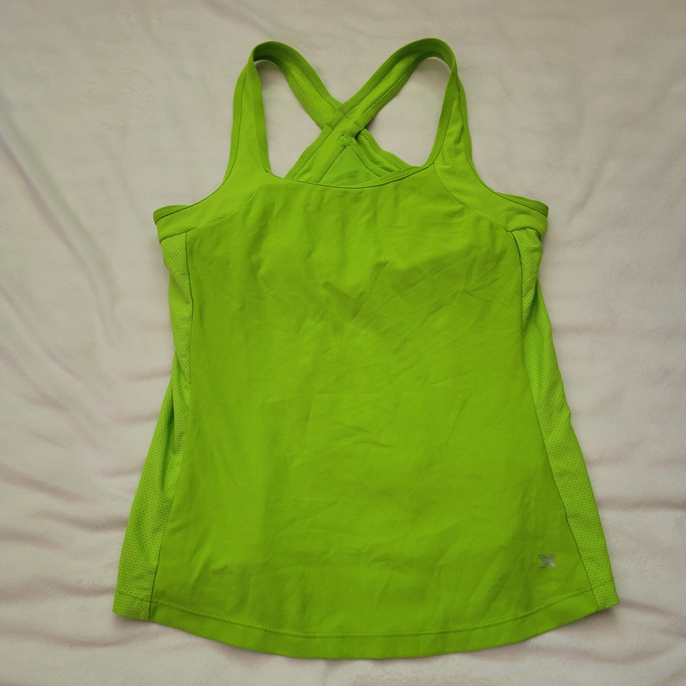 Women's Green Athletic Tank Top